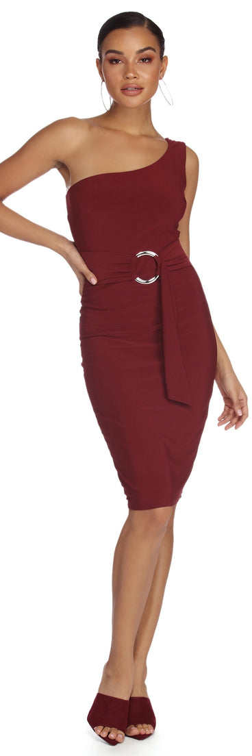 Just Own Knit Midi Dress