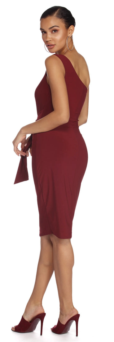 Just Own Knit Midi Dress