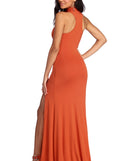 Rise Up High Slit Maxi Dress is a gorgeous pick as your 2023 prom dress or formal gown for wedding guest, spring bridesmaid, or army ball attire!