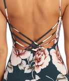 Laced In Floral Maxi Dress creates the perfect spring wedding guest dress or cocktail attire with stylish details in the latest trends for 2023!
