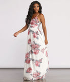Bloom With Beauty Maxi Dress is a stunning choice for a bridesmaid dress or maid of honor dress, and to feel beautiful at Homecoming 2023, fall or winter weddings, formals, & military balls!