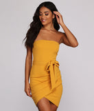 Tied With Style Mini Dress