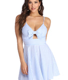 Statement Stripes Skater Dress