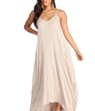 Casual Cutie Linen Maxi Dress for 2022 festival outfits, festival dress, outfits for raves, concert outfits, and/or club outfits