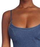 Summertime Fine Jean Mini Dress