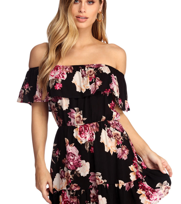 Blooming Beauty Mini Dress creates the perfect spring wedding guest dress or cocktail attire with stylish details in the latest trends for 2023!