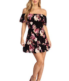 Blooming Beauty Mini Dress creates the perfect spring wedding guest dress or cocktail attire with stylish details in the latest trends for 2023!