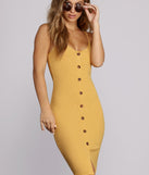 Miss Midi Striped Dress