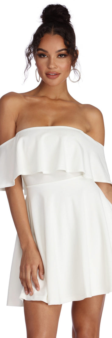 A Pop Of Style Skater Dress