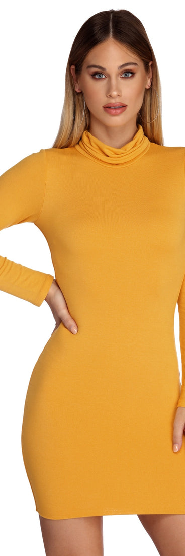 In Knit To Win It Mini Dress