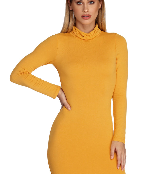 In Knit To Win It Mini Dress
