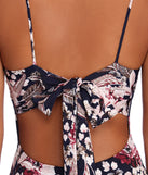 Twist In Florals Maxi Dress creates the perfect spring wedding guest dress or cocktail attire with stylish details in the latest trends for 2023!
