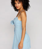 Buttoned Beauty Skater Dress