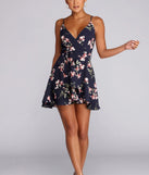 Wrapped In Florals Skater Dress
