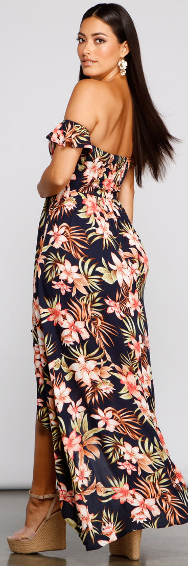 Tropical Sunsets Maxi Dress