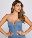 Hooked In Denim Mini Dress