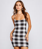First In Class Plaid Mini Dress
