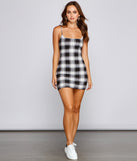 First In Class Plaid Mini Dress