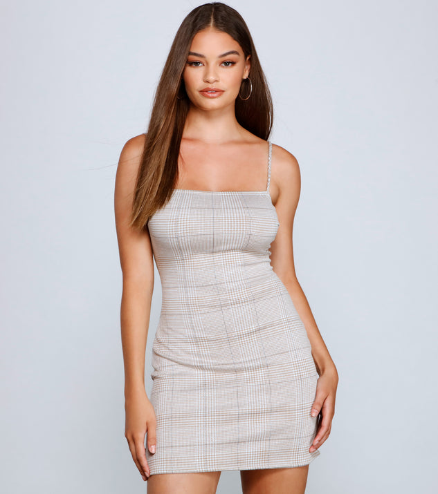 The Classic Plaid Mini Dress