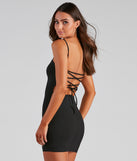 Denim Spirit Tie-Back Mini Dress is a trendy pick to create 2023 festival outfits, festival dresses, outfits for concerts or raves, and complete your best party outfits!