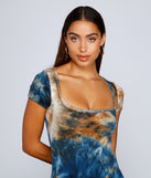 Cool Girl Vibes Tie-Dye Mini Dress is a trendy pick to create 2023 festival outfits, festival dresses, outfits for concerts or raves, and complete your best party outfits!