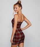 Pretty In Plaid Mini Dress