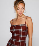 Pretty In Plaid Mini Dress
