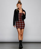 Pretty In Plaid Mini Dress