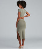 Thinking About Knit Cutout Midi Dress is a trendy pick to create 2023 festival outfits, festival dresses, outfits for concerts or raves, and complete your best party outfits!