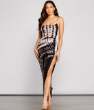 You will feel beautiful in the Oh-So-Fab Tie-Dye Maxi Dress as your long dress for any semi-formal or formal holiday party, NYE dress outfit, or pick this stunning style as your gown for any seasonal celebration.