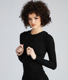 Sporty Babe Hooded Mini Dress