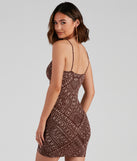 Geometric Fun Cutout Mini Dress is a trendy pick to create 2023 festival outfits, festival dresses, outfits for concerts or raves, and complete your best party outfits!