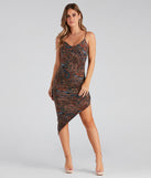Paisley Babe V-Neck Midi Dress