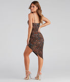 Paisley Babe V-Neck Midi Dress