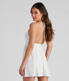 Brunch Vibes Eyelet Skater Dress