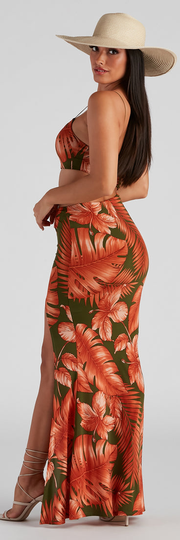 Paradise Ready One-Shoulder Maxi Dress