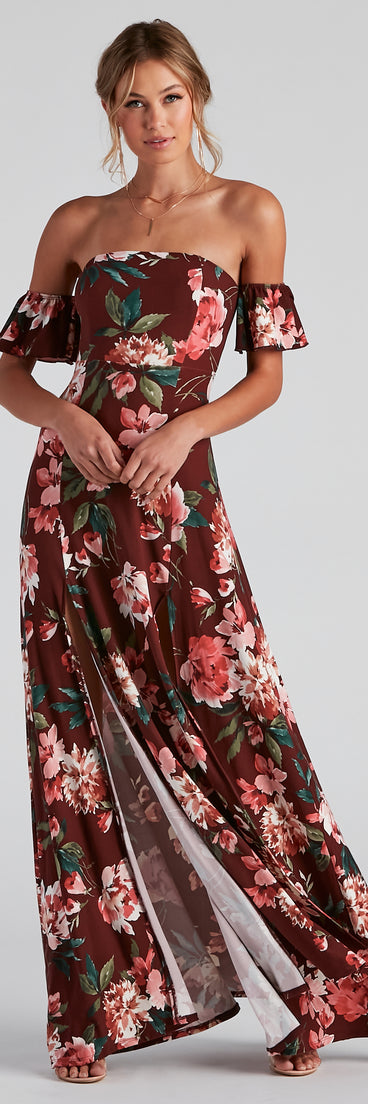 Total Beauty Floral Maxi Dress creates the perfect spring wedding guest dress or cocktail attire with stylish details in the latest trends for 2023!
