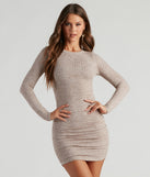 Cute Weekend Vibes Ribbed Knit Mini Dress