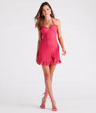 Oh My Darling Floral Halter Mini Dress