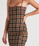 Cargo Without Plaid Short Dress