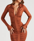 Timeless Trend Collared Mini Dress