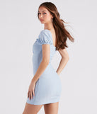 Essential for vacations or summer days, the Pretty Cute Eyelet Lace Mini Dress is a sundress or milkmaid dress with sleek and flirty details.