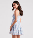 The Sunny Days Floral Chiffon Skater Dress is a casual dress for more than special occasions with a fitted or flowy silhouette and accents in the most recent trends!
