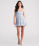 Essential for vacations or summer days, the Sunny Days Floral Chiffon Skater Dress is a sundress or milkmaid dress with sleek and flirty details.