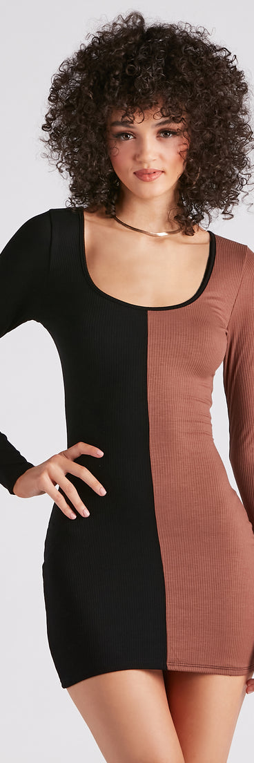 Seasonal Surprise Color Block Dress