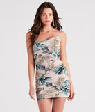 The Palms Tropical One-Shoulder Dress is a trendy pick to create 2023 concert outfits, festival dresses, outfits for raves, or to complete your best party outfits or clubwear!