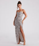 Fiercely Stylish Leopard Print Maxi Dress creates the perfect summer wedding guest dress or cocktail party dresss with stylish details in the latest trends for 2023!