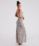 Fiercely Stylish Leopard Print Maxi Dress creates the perfect summer wedding guest dress or cocktail party dresss with stylish details in the latest trends for 2023!