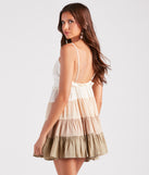 Color Me Cute Linen V-Neck Skater Dress