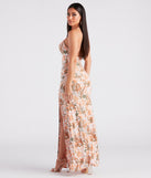 Getaway Bound Tropical Cowl Neck Maxi Dress creates the perfect summer wedding guest dress or cocktail party dresss with stylish details in the latest trends for 2023!